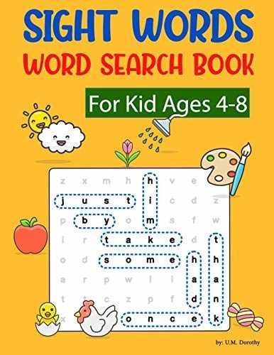 Sight Words Word Search Book For Kid – Paperback, by Dorothy U.M. – Very Good