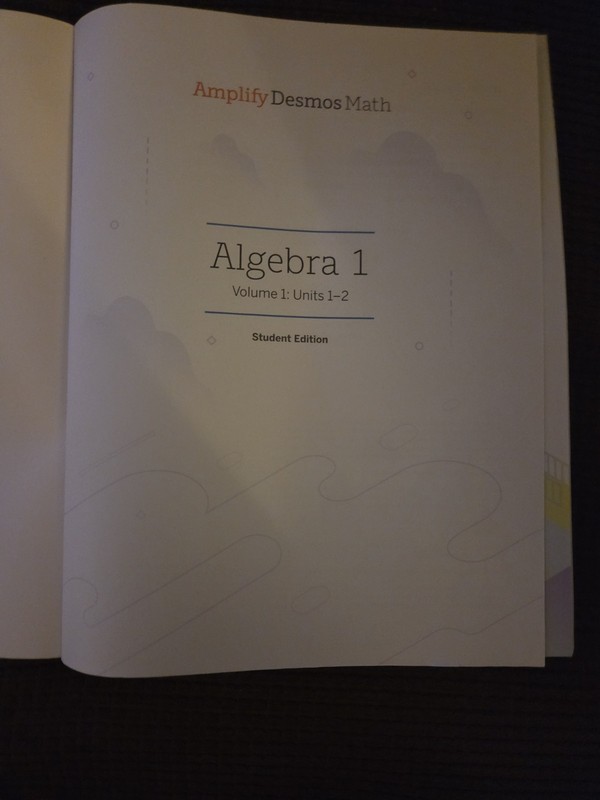 Amplify Desmos Math A1 Student Edition Volume 1 gallery
