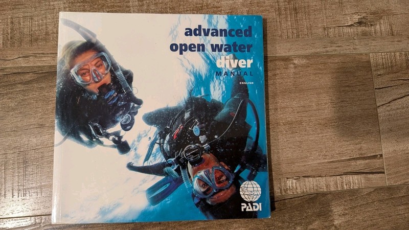 Advanced Open Water Diver Manual 2018 PADI BOOK Sea Diving