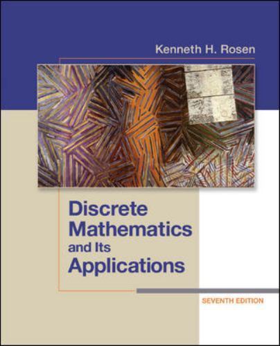 Discrete Mathematics and Its Applications Seventh Edition, Rosen, Kenneth, Book