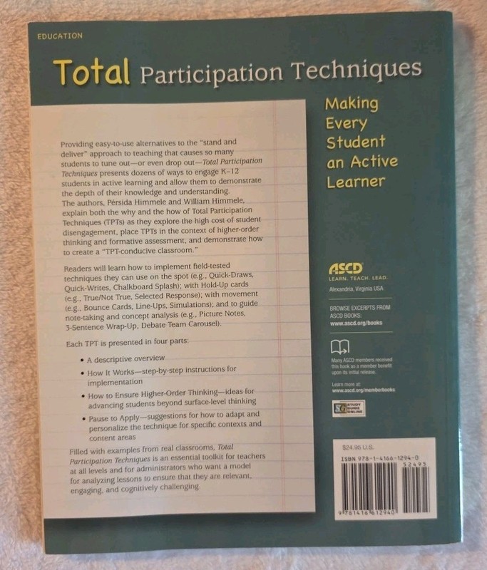 Total Participation Techniques : Making Every Student an Active Learner New gallery