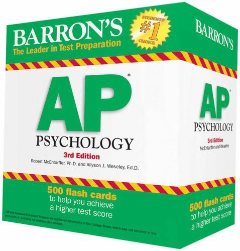Barron’s AP Psychology Flash Cards (Barron’s Test Prep)