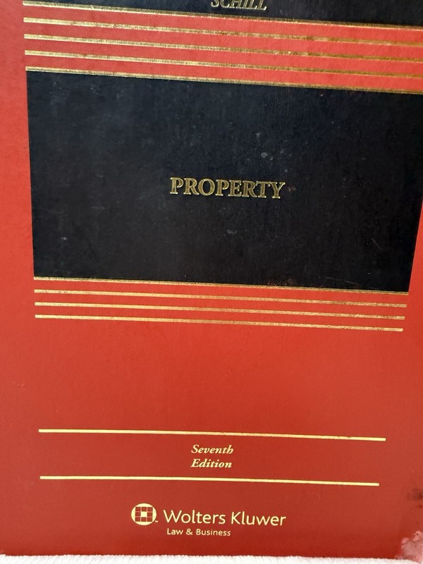 Aspen Publishers, Case Book Property 7th Ed , Law, By Dukeminier, , Education gallery