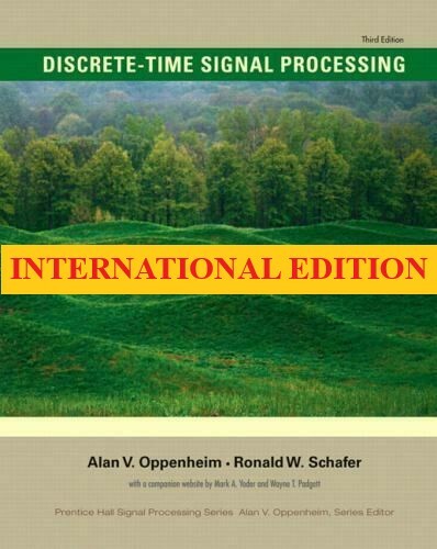 4-7 DAYS DELIVERY – Discrete-Time Signal Processing by Oppenheim, 3RD INT’L ED.