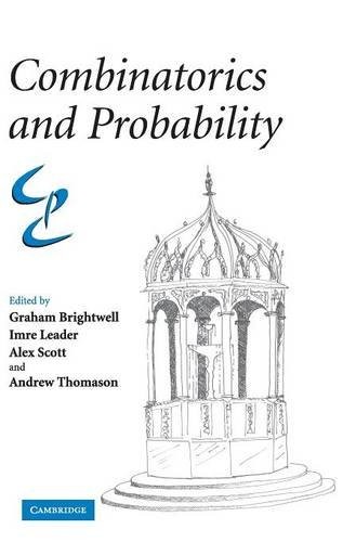 COMBINATORICS AND PROBABILITY By Graham Brightwell & Imre Leader – Hardcover NEW