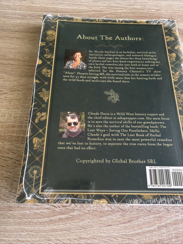 NEW SEALED The Lost Book of Herbal Remedies (paperback with color pictures) gallery
