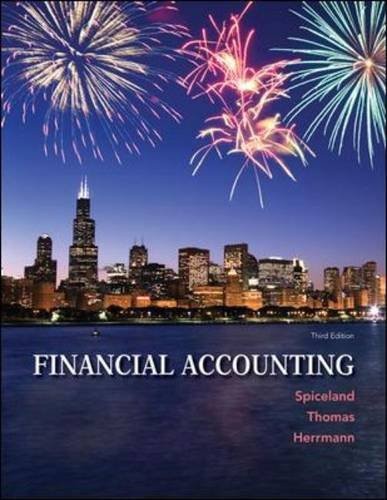 FINANCIAL ACCOUNTING By David Spiceland & Wayne Thomas – Hardcover **Mint**