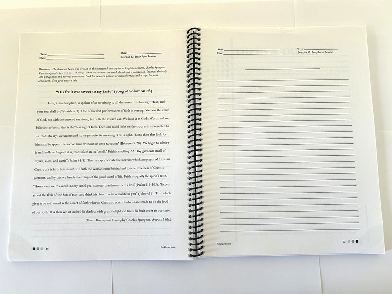 USED IEW Elegant Essay Writing Lessons - Teacher & Sudent books - 3rd Ed. (2011) gallery