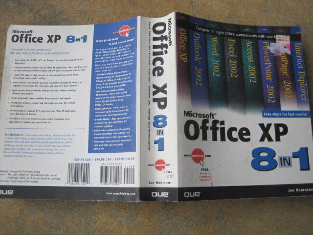 Microsoft Office XP by Joe Habraken (2001, Paperback), used