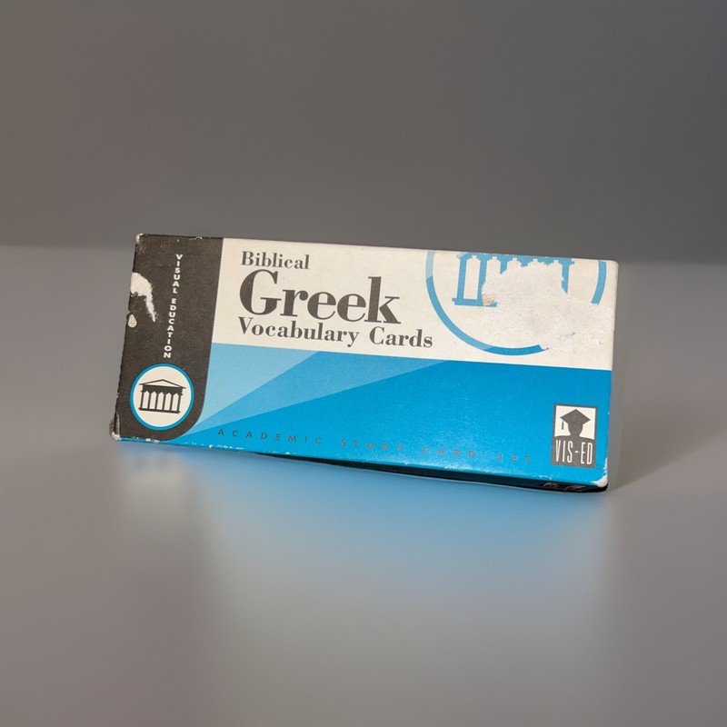 Biblical Greek Vocabulary Cards by Visual Education Staff (1981, Vis-Ed)