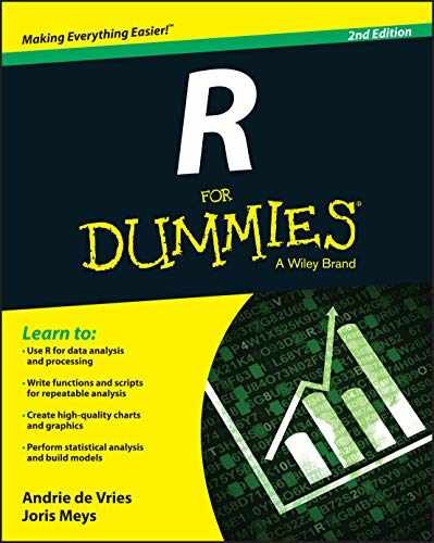 R For Dummies 2e – Paperback, by de Vries Andrie – Very Good
