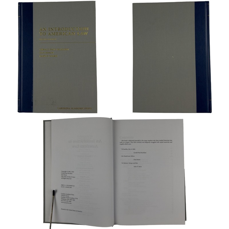 An Introduction to American Law (Second Edition) – McAlinn, Rosen & Stern