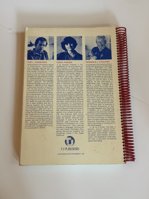 Basic Course in American Sign Language by Humphries and Terrence J. O'Rourke... gallery