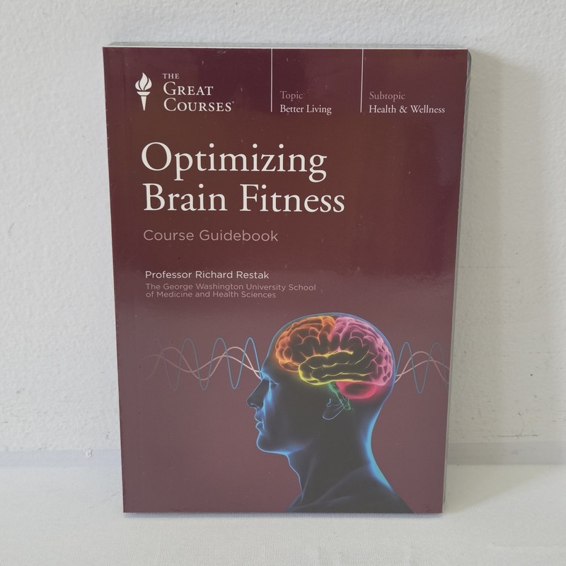 Optimizing Brain Fitness by Restak Richard The Great Courses Guidebook & DVD New