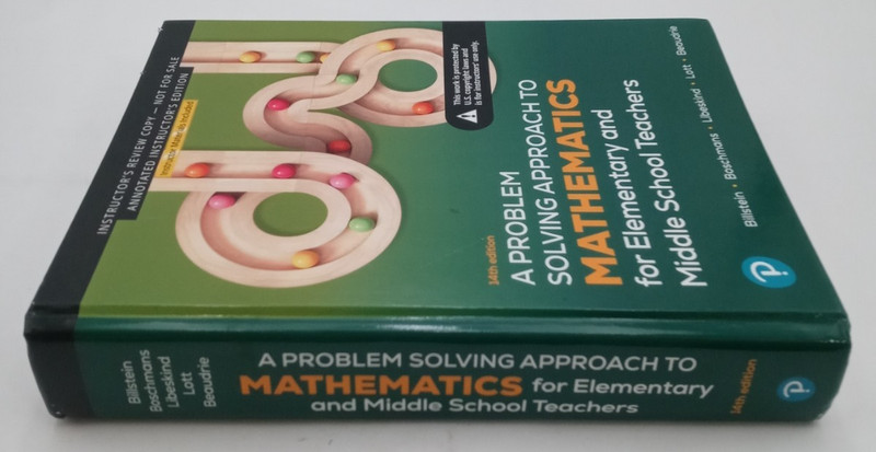 A Problem Solving Approach to Math 14th Ed Elem. & Middle School Teachers IRC gallery