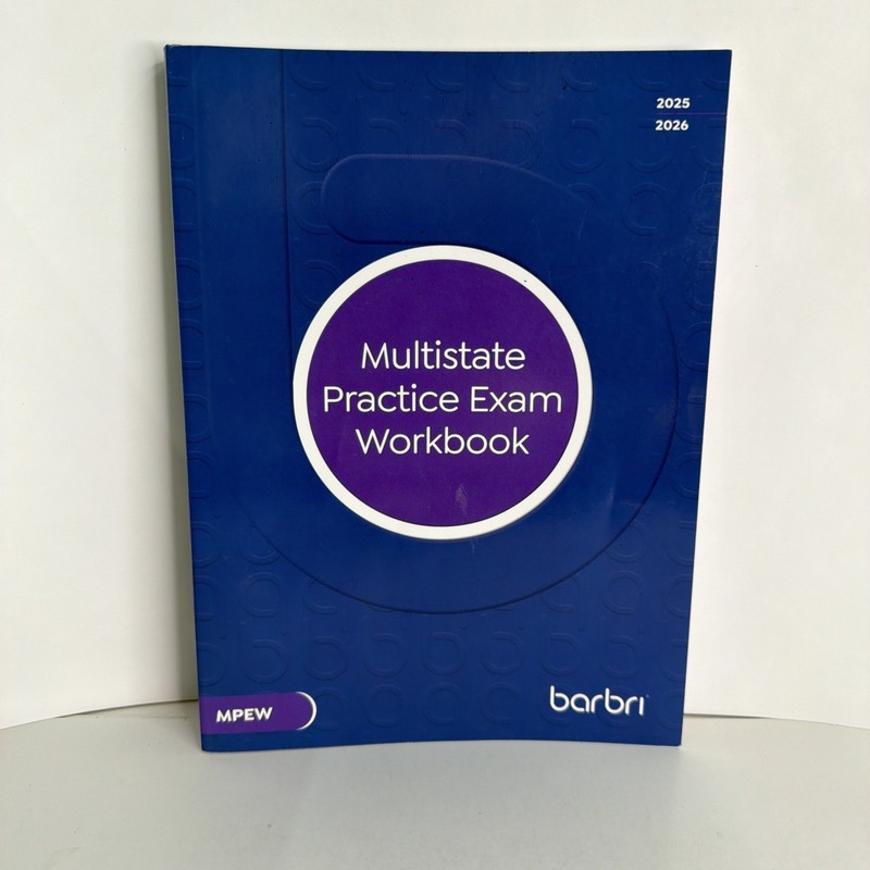 Barbri MBE Multistate Practice Exam Workbook 2025 -2026 – Clean
