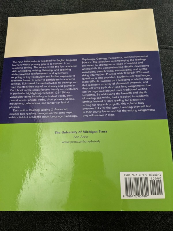 Four Point Ser.: Four Point Reading and Writing by Lawrence J. Zwier (2009, Tra…