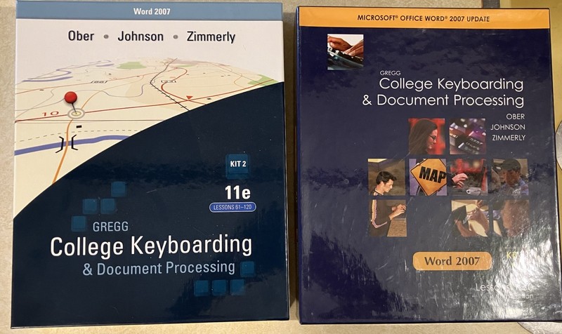 GREGG College Keyboarding and Document Processing Bundle – Kit 1 and Kit 2.