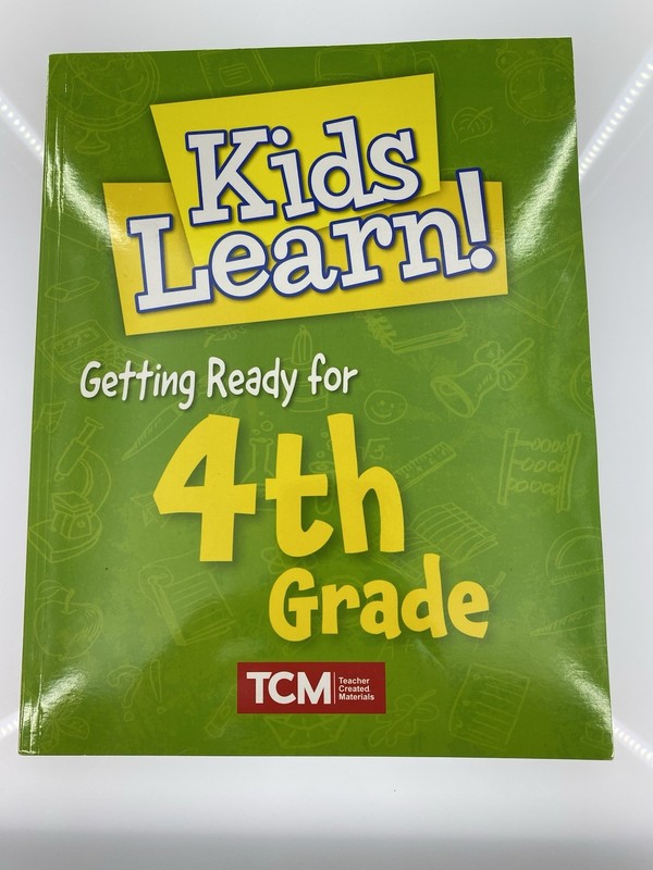 KIDS LEARN! GETTING READY FOR 4TH GRADE- TCM Homeschool Or Classroom Brand New