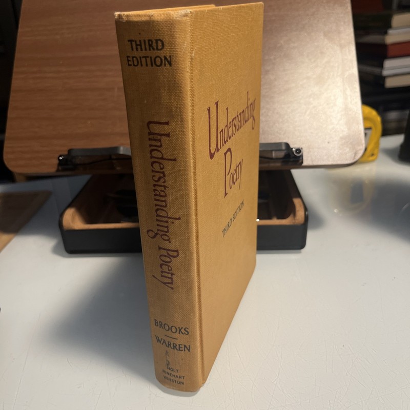 Understanding Poetry 3rd Edition Hardcover by Brooks & Warren 1960 Vintage gallery