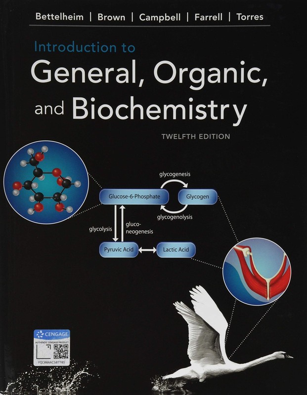 Introduction to General, Organic, and Biochemistry – hardcover Brown, Willia…