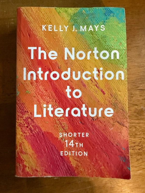 The Norton Introduction to Literature Shorter 14th Edition Kelly J. Mays *Accept