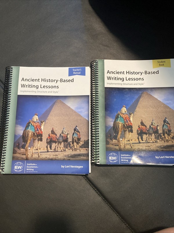 IEW Ancient History Based Writing Lessons Teachers Manual Spiralbound Book