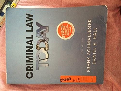 Criminal Law Today, Hall, Daniel