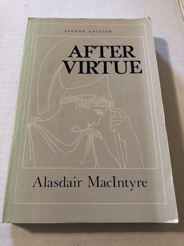 After Virtue: A Study in Moral Theory, Second Edition – paperback Alasdair M…