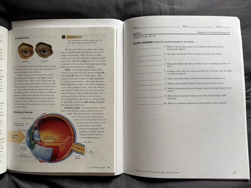 Abeka Health Homeschool Student High school Elective Health Christian Perspectiv gallery