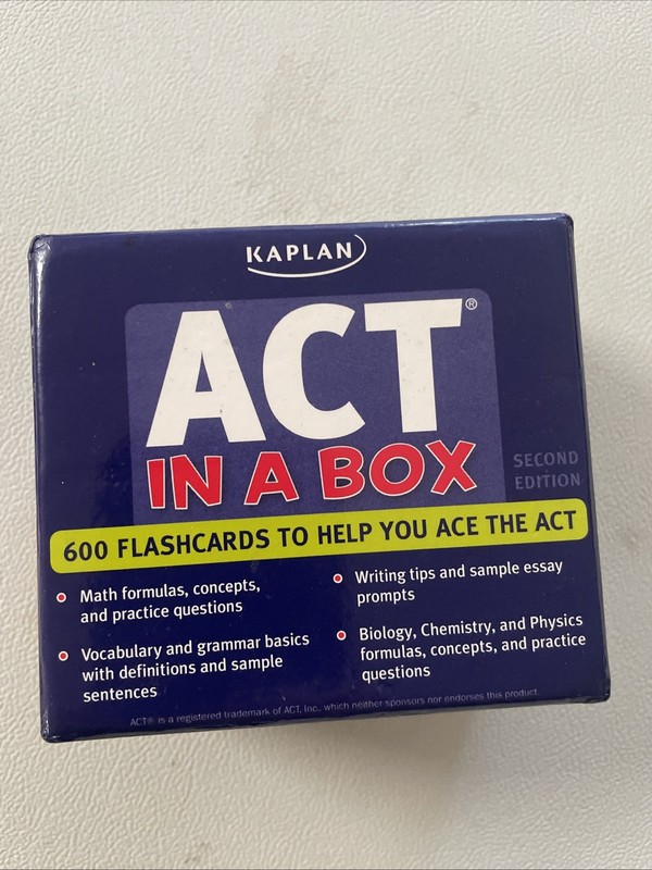 Kaplan Test Prep Ser.: Kaplan ACT in a Box by Kaplan Higher Education Staff…