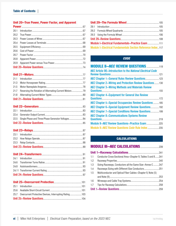 2023 Mike Holt's Electrician Exam Prep Book & Master Electrician Simulated Exams gallery