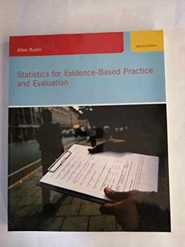 Statistics for Evidence-Based Practice – Paperback, by Rubin Allen – Acceptable