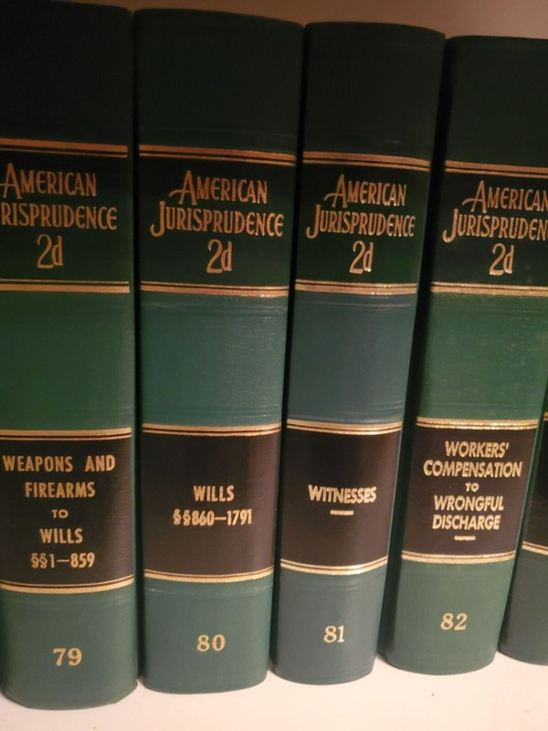 American Jurisprudence 2d State and Federal Vintage Law Pick your book Vol 62-83 gallery