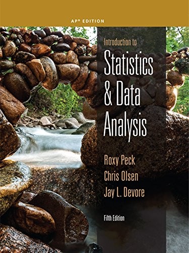 K12HS INTRO STATISTICS/DATA ANALYSIS, 5E – Hardcover *Excellent Condition*