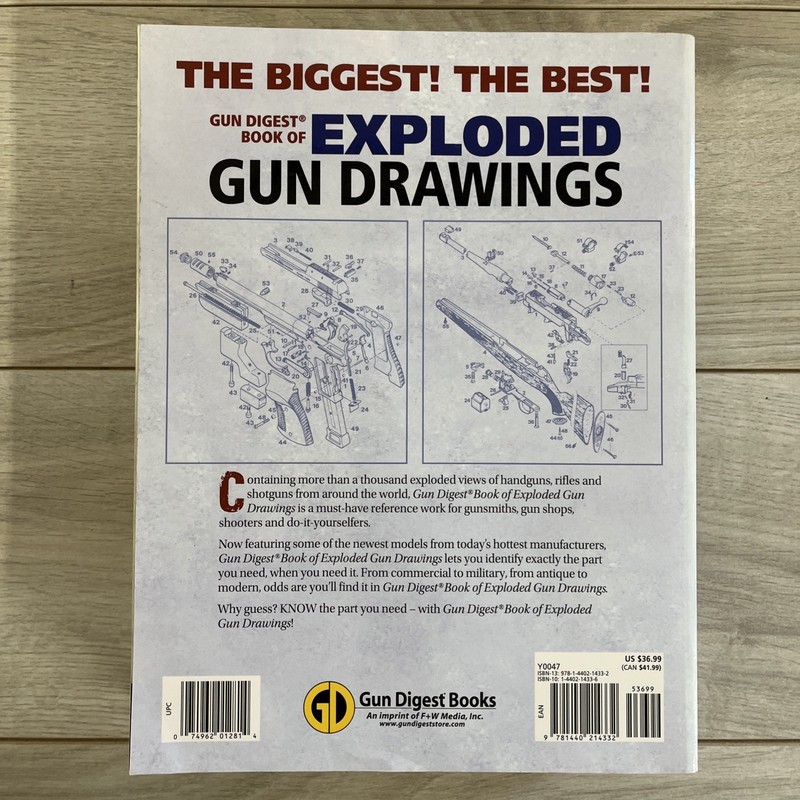 Gun Digest Book Exploded Gun Drawings 1000 Isometric Views Shileder Like New J1 gallery