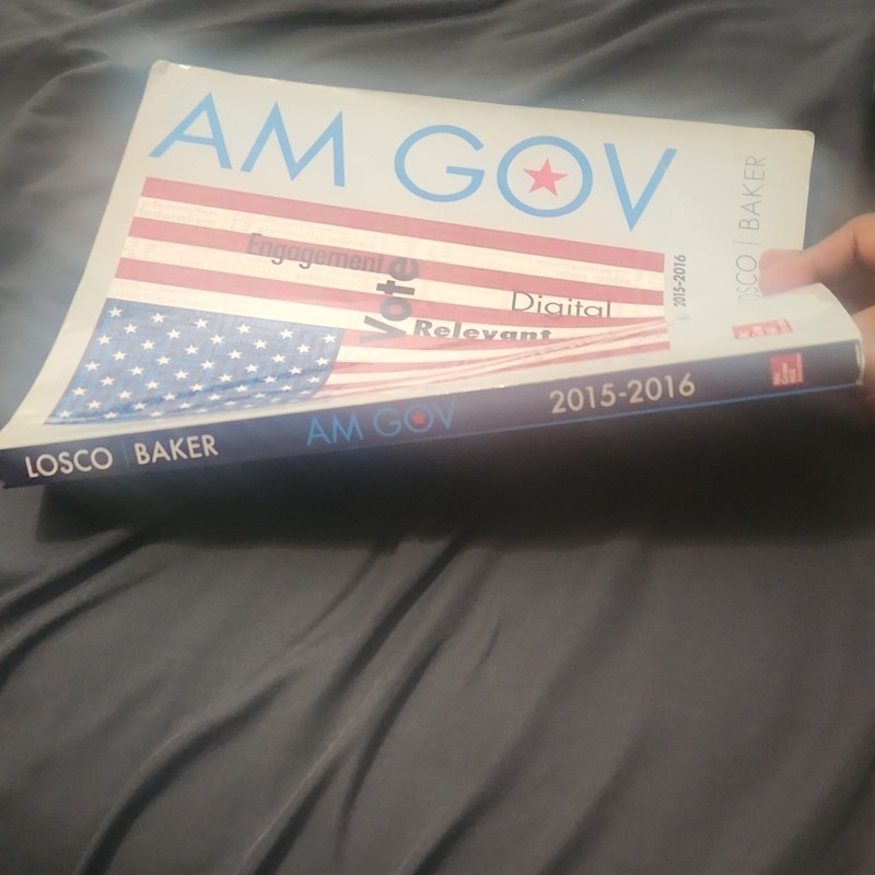 AM GOV 2015-2016 Textbook Losco & Baker McGraw-Hill American Government ISBN gallery