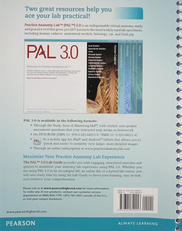Practice Anatomy Lab 3.0 Lab Guide with PAL 3.0 gallery