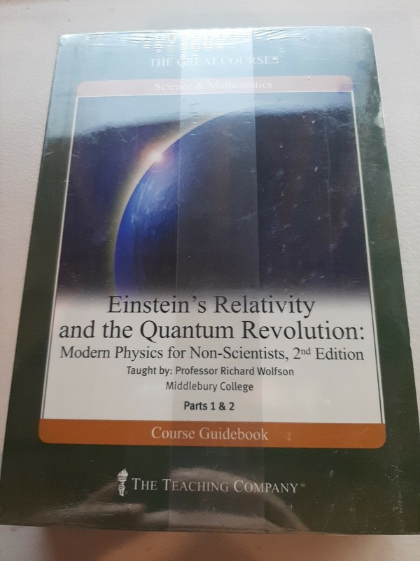 The Great Courses Einstein’s Relativity and the Quantum Revolution ’00 DVD/BOOK
