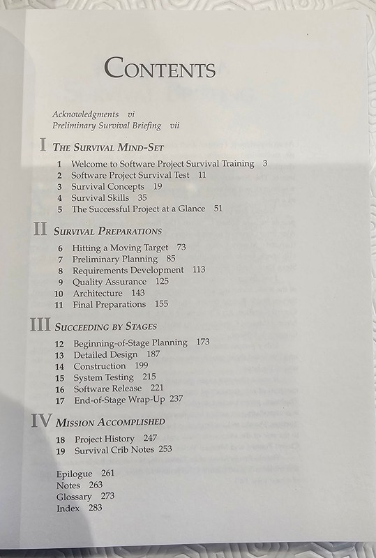 Software Project Survival Guide;Steve McConnell;Microsoft Press (1998) gallery