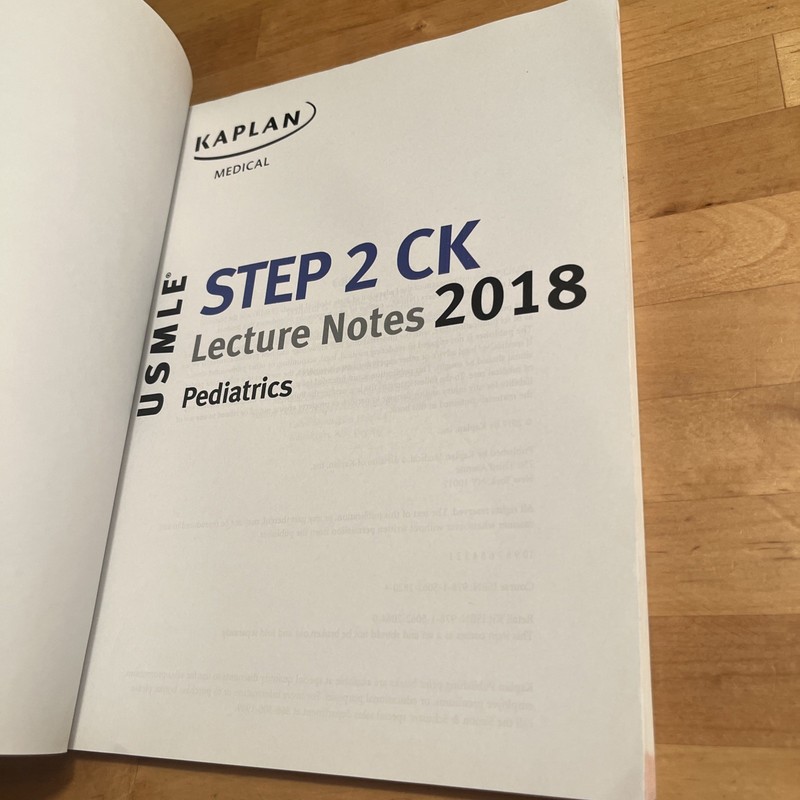 USMLE Step 2 CK Lecture Notes 2018: Pediatrics (USMLE Prep) Kaplan Medical gallery