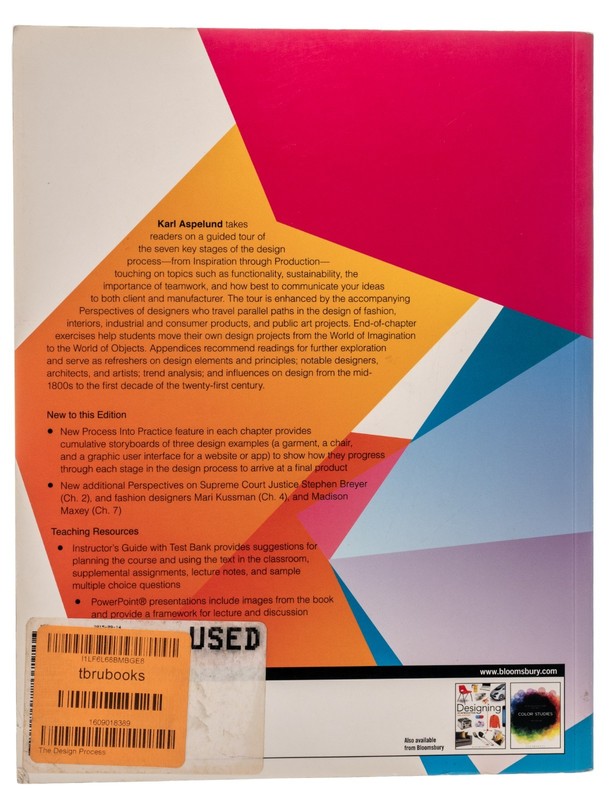 The Design Process 3rd Edition 2015 Karl Aspelund Paperback Used Bloomsbury gallery