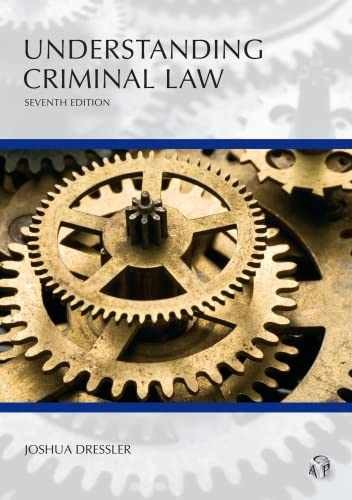 Understanding Criminal Law – Paperback, by Dressler Joshua – Very Good