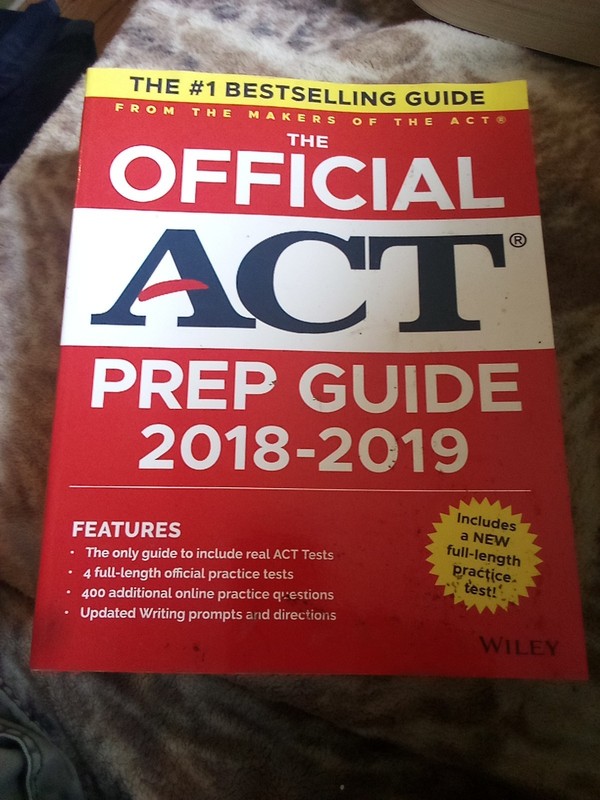Official ACT Prep Guide 2018-2019 by Act Staff (2018, Trade Paperback)