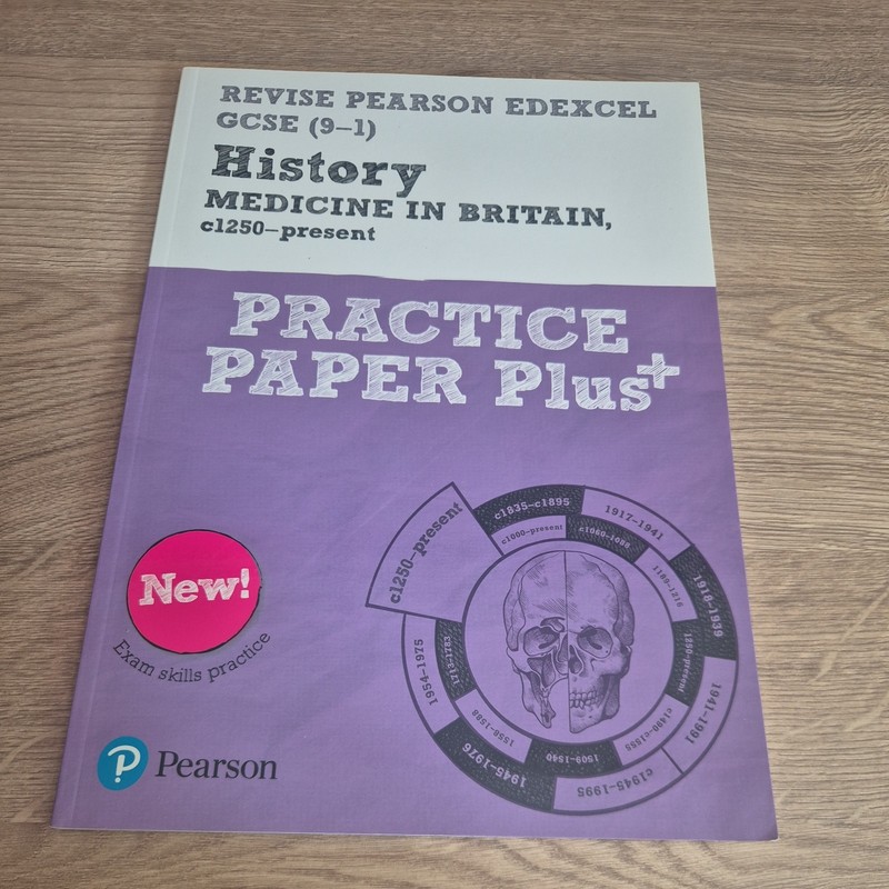 Pearson REVISE Edexcel GCSE (9-1) History Medicine in Britain Practice Paper…