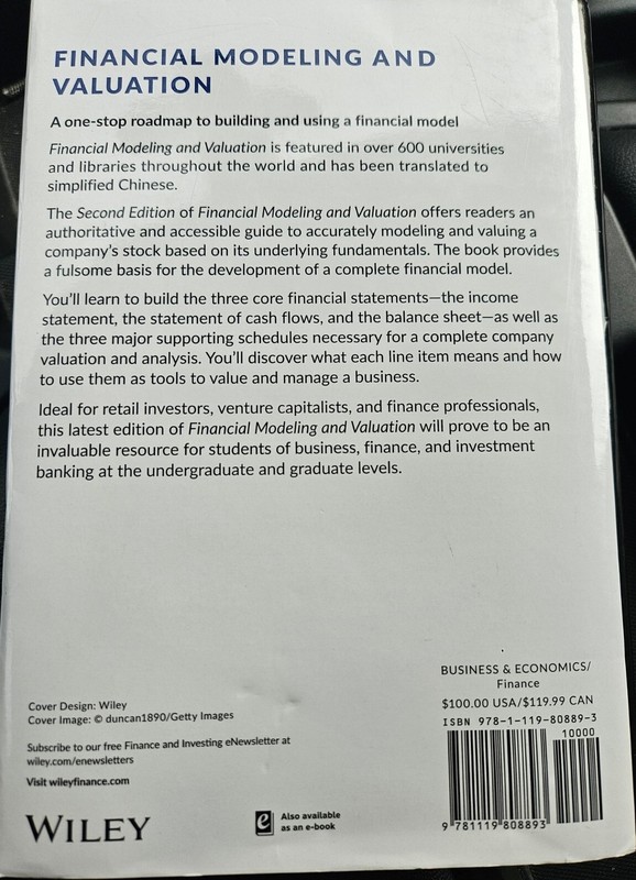 Wiley Finance Ser.: Financial Modeling and Valuation : A Practical Guide to... gallery