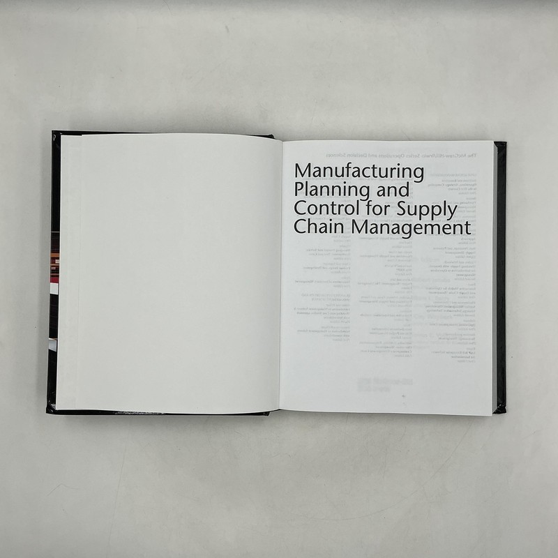 Manufacturing Planning & Control Supply Chain Mgmt Jacobs Black HC 2011 McGraw gallery