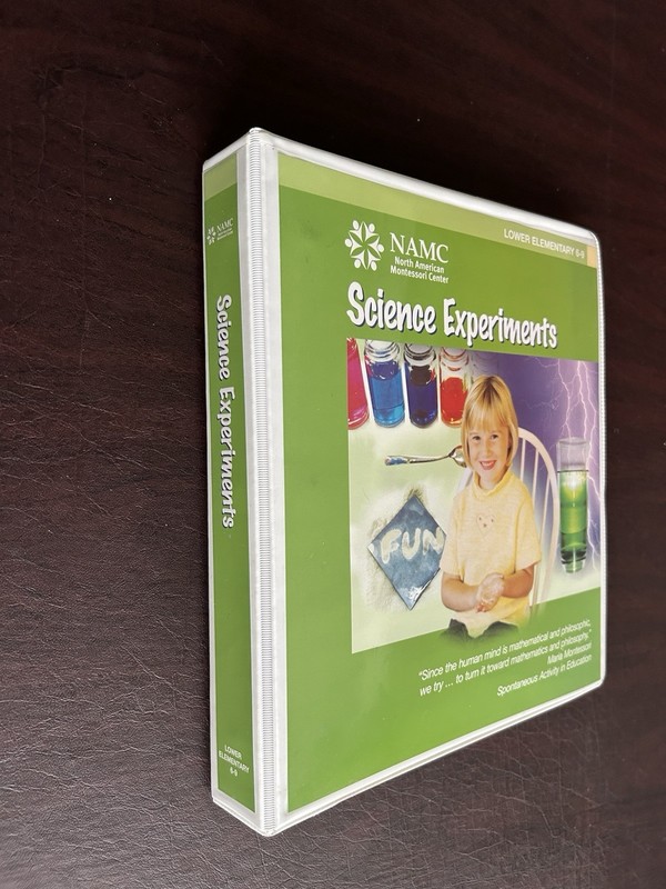 NAMC Montessori Manual Science Experiments Lower Elementary 6-9 gallery