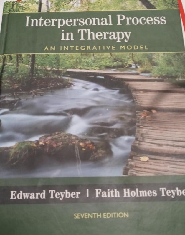 Interpersonal Process in Therapy: An Integrative Model 7th Edition by Edward Tey