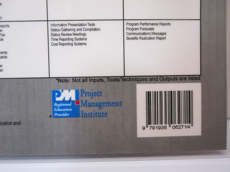 PgMP Crosswind Project Management Laminated Poster Chart - 2 Sided 17"X11" gallery